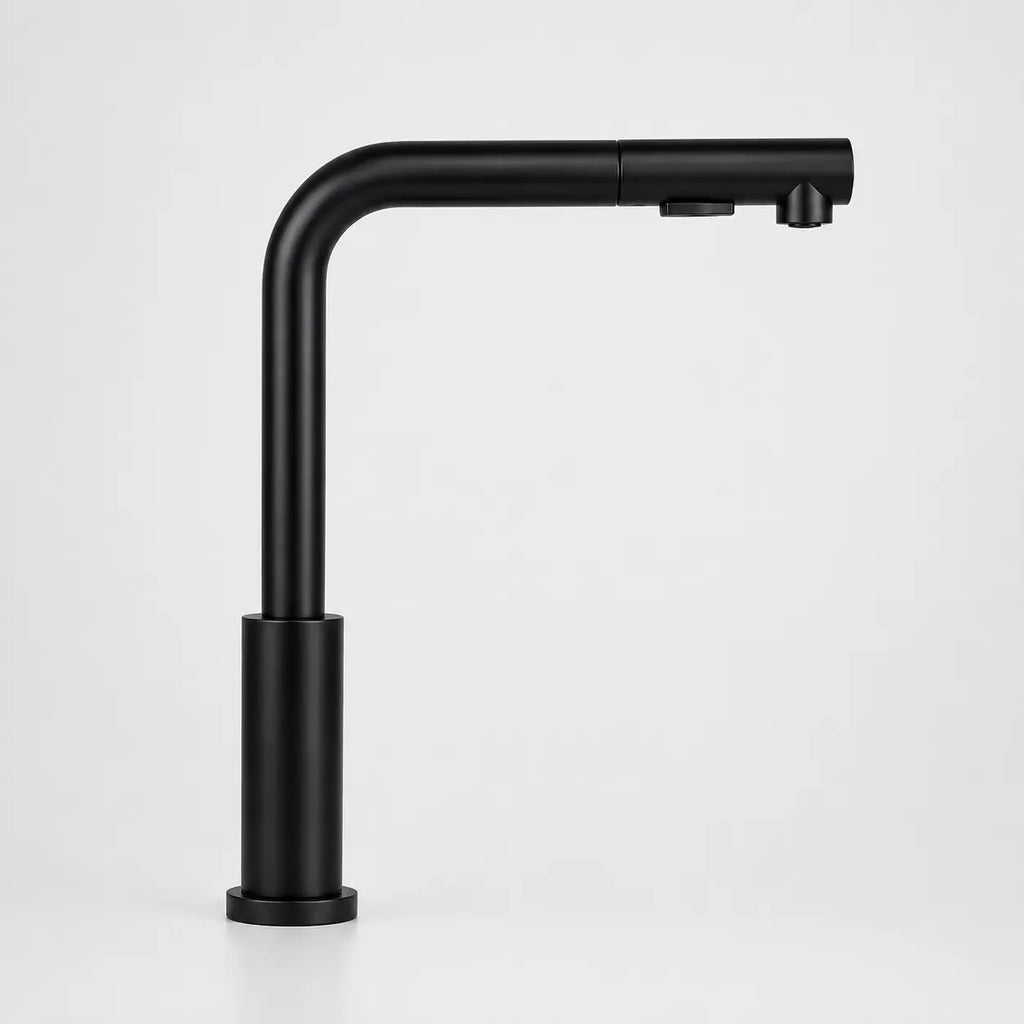 Robinet Cuisine Douchette Design - Lumen - Noir mat