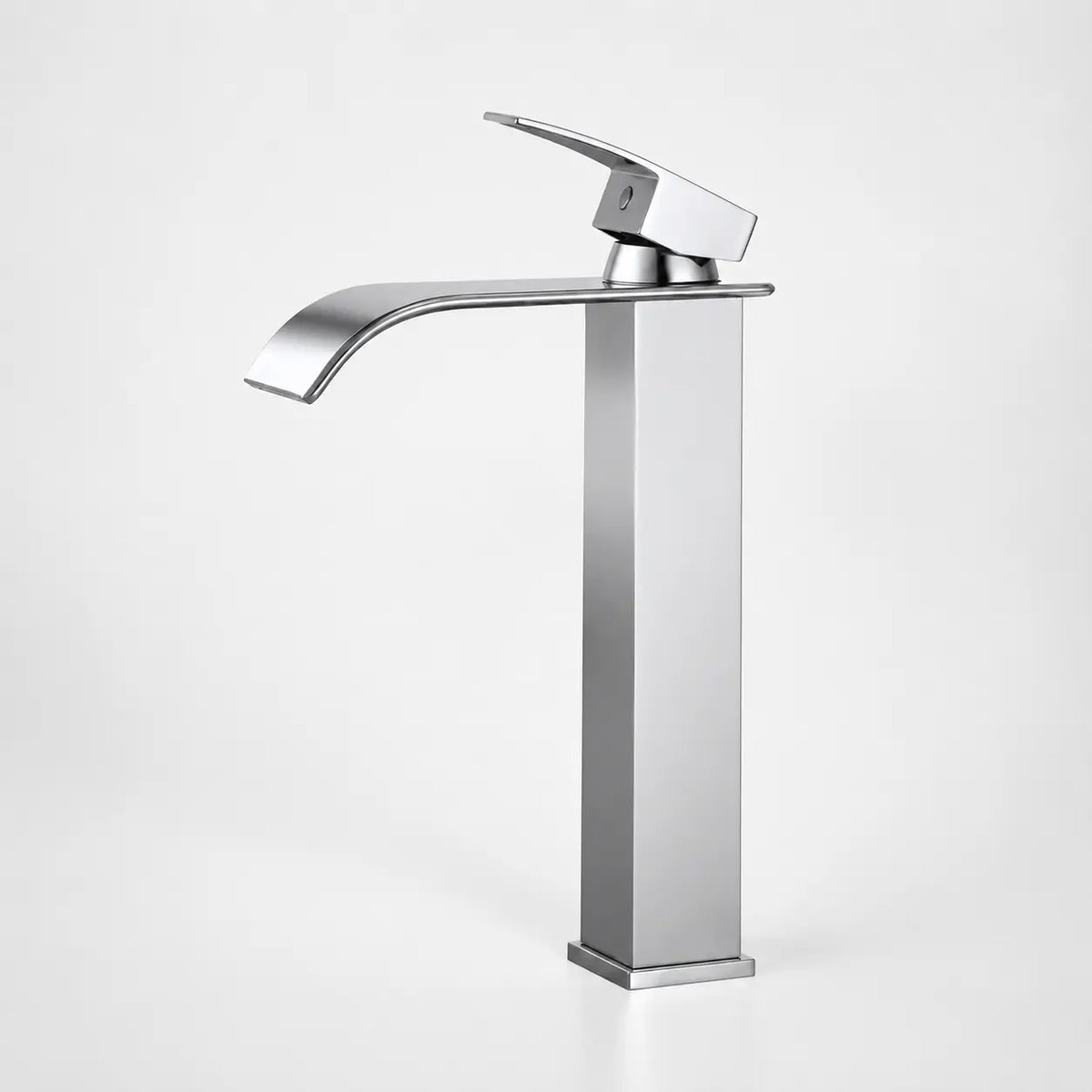 Robinet de vasque design effet cascade chromé