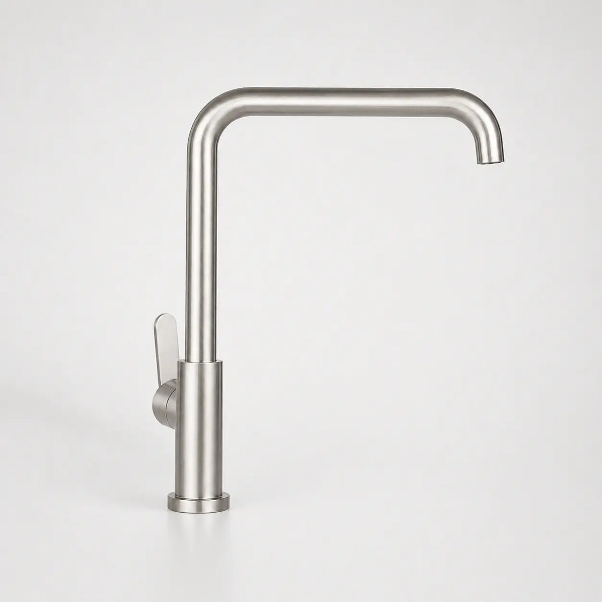 Robinet de cuisine rabattable rotation 360° - Fleo - Gris brossé